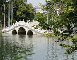 人民公园的娱乐设施,畅游欢乐天地