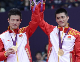 伦敦奥运会羽毛球男双决赛,风云组合傅海峰/蔡赟勇夺金牌，中国羽毛球再创辉煌