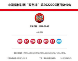 双色球029期开奖,幸运号码揭晓，大奖花落谁家？”